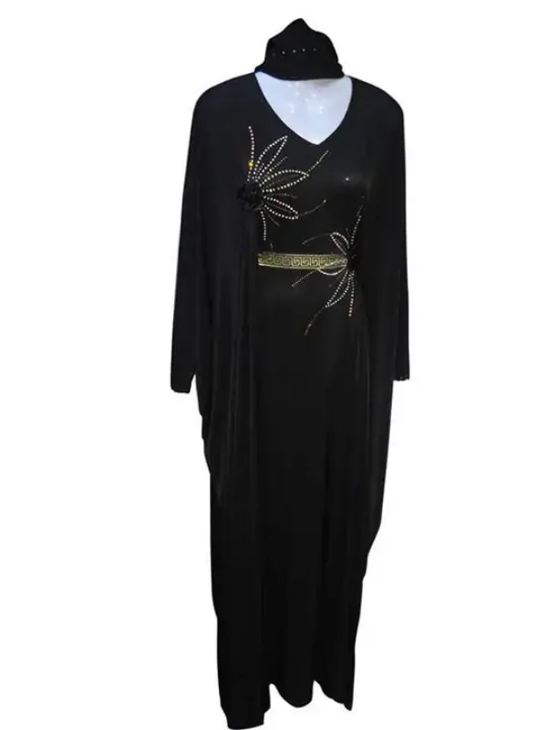 Picture of Multi Color Georgette Kaftan Dress for Women - Look 13028