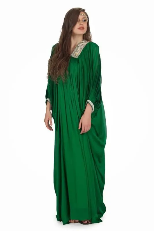 Picture of Radhe Designer Multicolor Georgette Kaftan Dress for Women - F7079