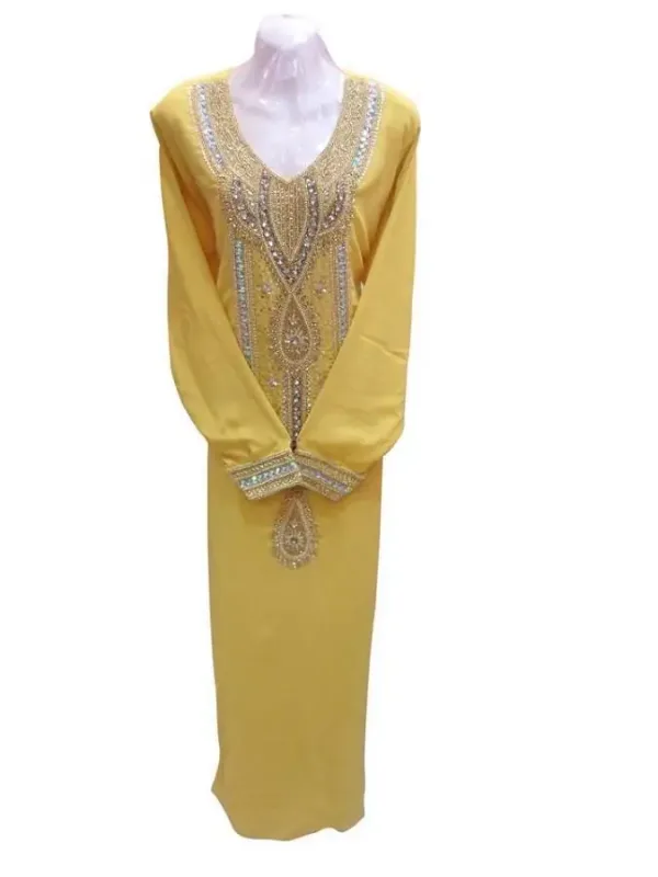 Picture of Radhe Designer Multicolor Georgette Kaftan Dress for Women - F7087