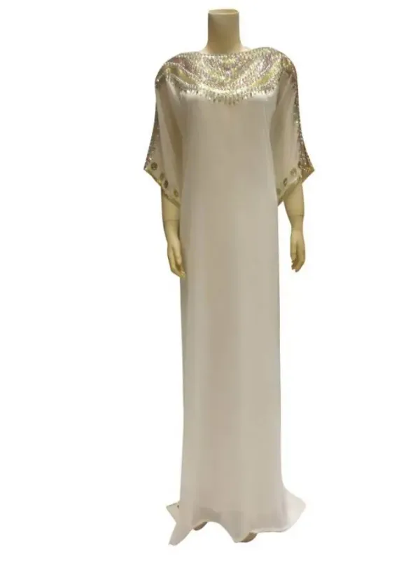 Picture of Radhe Designer Multicolor Georgette Kaftan Dress for Women - F7083