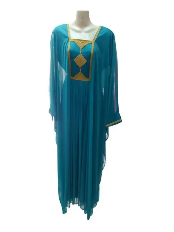 Picture of Radhe Designer Multicolor Georgette Kaftan Dress for Women - F7104