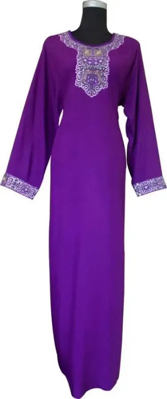 Picture of Radhe Designer Black Georgette Kaftan Dress for Women - F7412