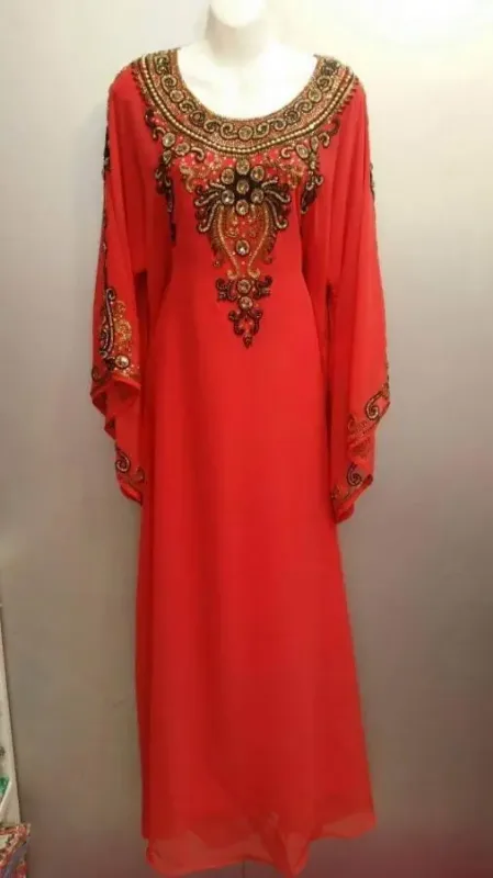 Picture of Radhe Designer Blue Georgette Kaftan Dress for Women - F7411