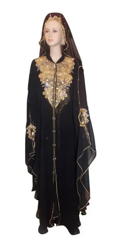 Picture of Radhe Designer Multicolor Georgette Kaftan Dress for Women - F7423