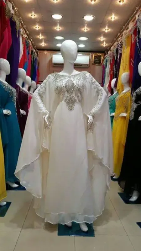 Picture of Radhe Designer Multicolor Georgette Kaftan Dress for Women - F7427