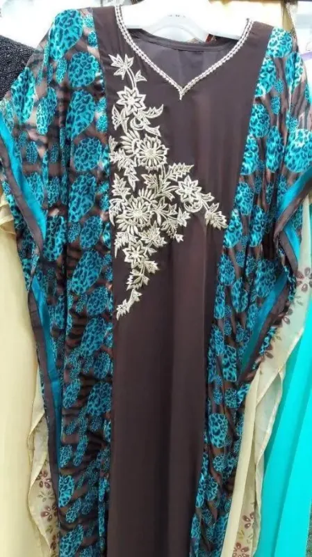 Picture of Radhe Designer Multicolor Georgette Kaftan Dress for Women - F7099