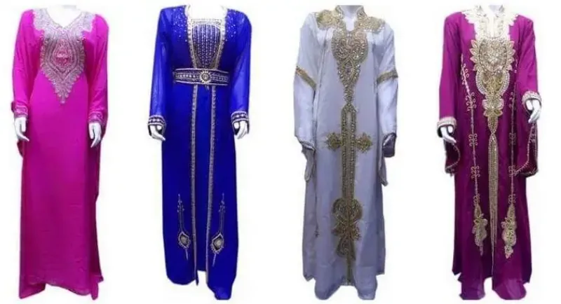 Picture of Radhe Designer Blue Georgette Kaftan Dress for Women - F11550