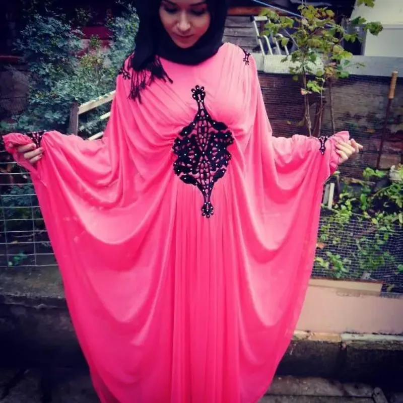 Picture of Radhe Designer Multicolor Georgette Kaftan Dress for Women - F7117