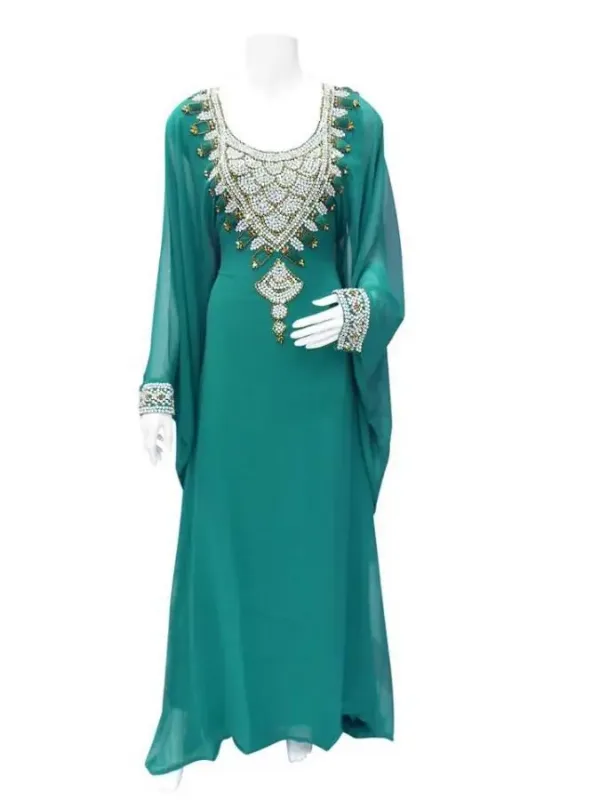 Picture of Radhe Designer Multicolor Georgette Kaftan Dress for Women - F7119