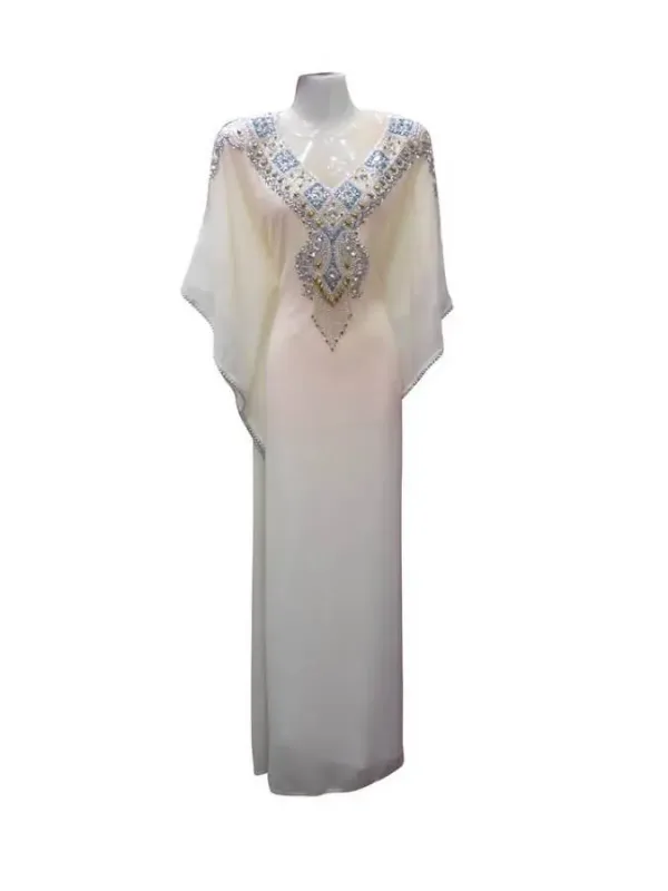 Picture of Radhe Designer Multicolor Georgette Kaftan Dress for Women - F7134