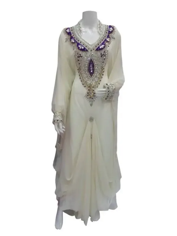 Picture of Radhe Designer Multicolor Georgette Kaftan Dress for Women - F7130