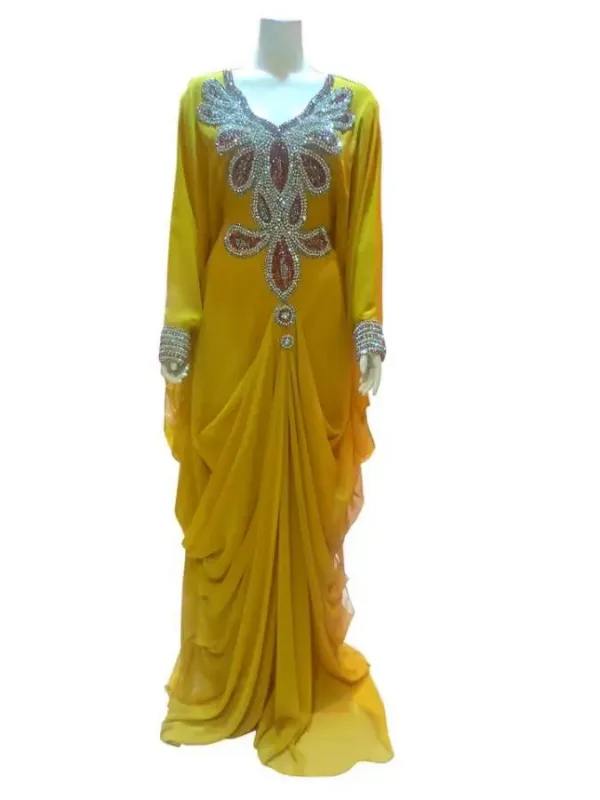 Picture of Radhe Designer Multicolor Georgette Kaftan Dress for Women - F7150