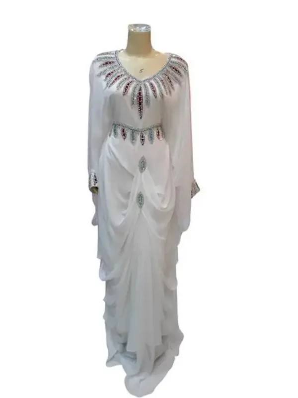 Picture of Multi Color Georgette Kaftan Dress for Women - Look 13112
