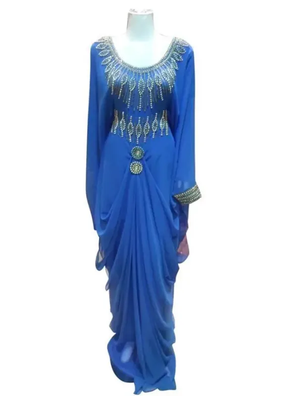 Picture of Radhe Designer Multicolor Georgette Kaftan Dress for Women - F7171