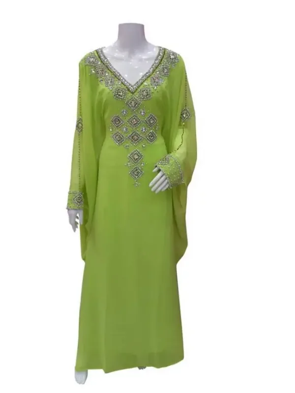 Picture of Radhe Designer Blue Georgette Kaftan Dress for Women - F7190