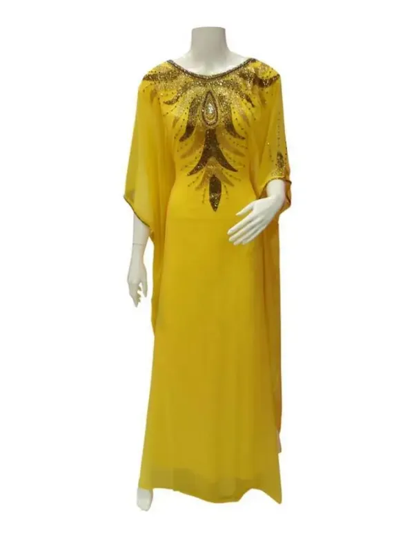 Picture of Radhe Designer Multicolor Georgette Kaftan Dress for Women - F7181