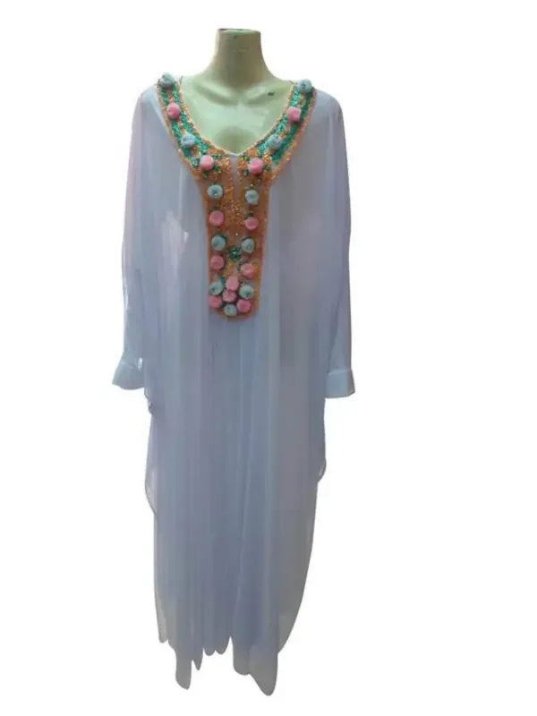 Picture of Radhe Designer Multicolor Georgette Kaftan Dress for Women - F7184