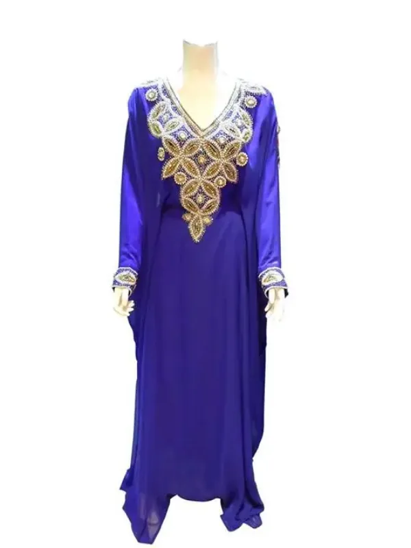 Picture of Radhe Designer Multicolor Georgette Kaftan Dress for Women - F7203