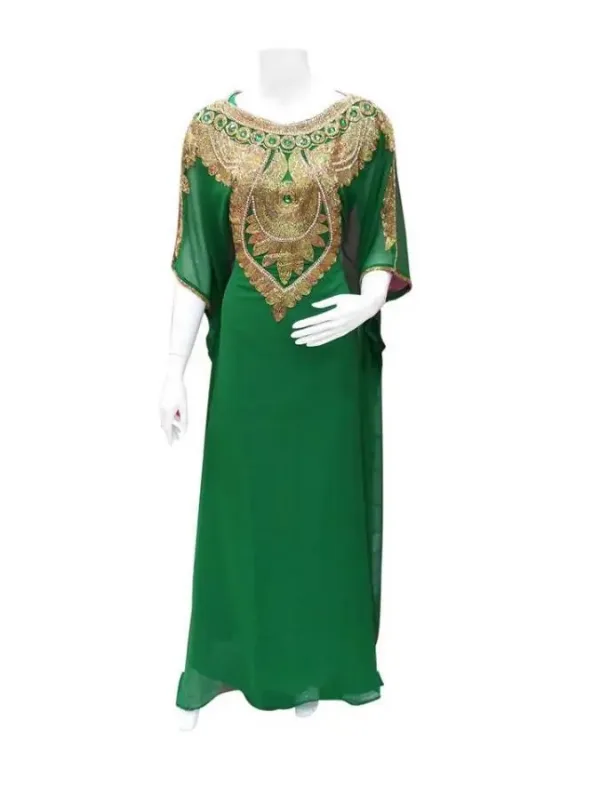 Picture of Radhe Designer Black Georgette Kaftan Dress for Women - F7197
