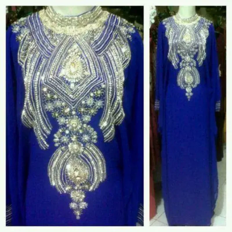 Picture of Radhe Designer Multicolor Georgette Kaftan Dress for Women - F7402