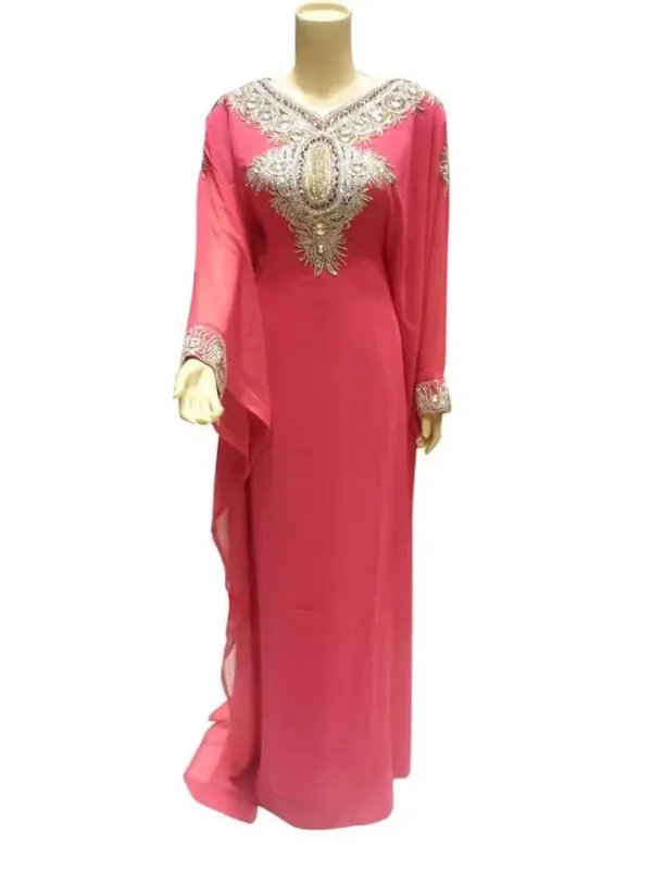 Picture of Radhe Designer Black Georgette Kaftan Dress for Women - F7225
