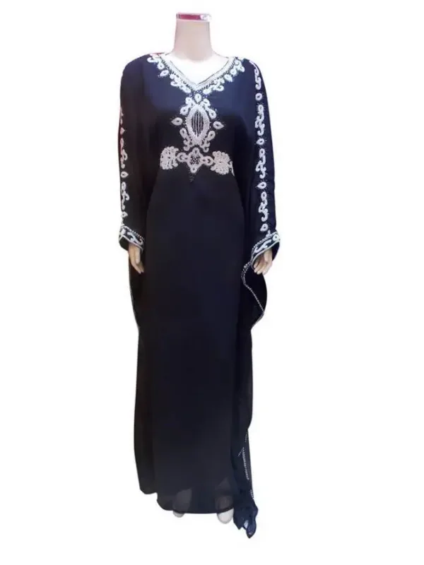 Picture of Radhe Designer Multicolor Georgette Kaftan Dress for Women - F7219