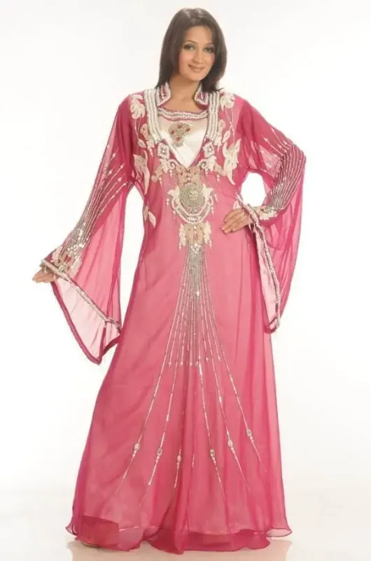 Picture of Radhe Designer Multicolor Georgette Kaftan Dress for Women - F7237