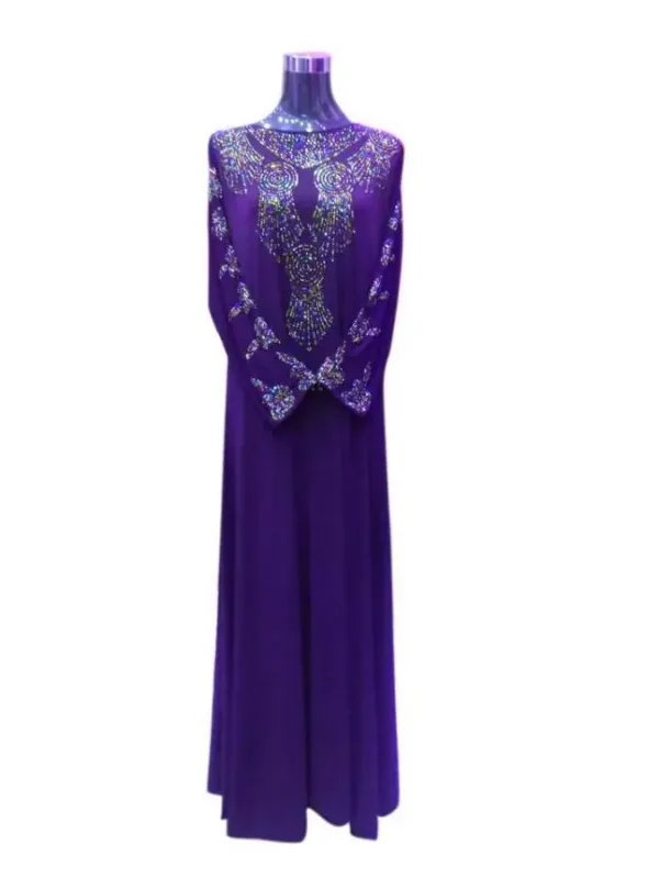 Picture of Multi Color Georgette Kaftan Dress for Women - Look 13184