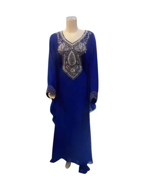 Picture of Radhe Designer Multicolor Georgette Kaftan Dress for Women - F7372