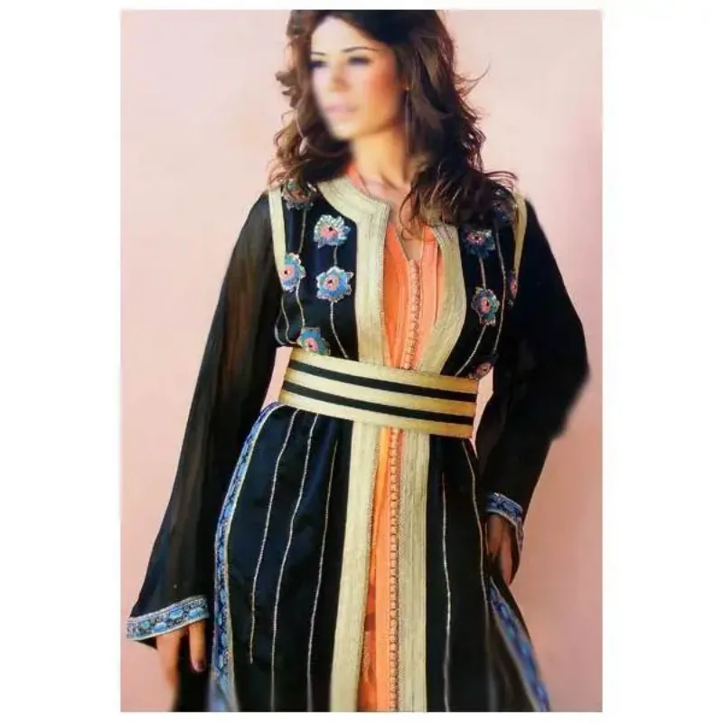 Picture of Radhe Designer Multicolor Georgette Kaftan Dress for Women - F7249