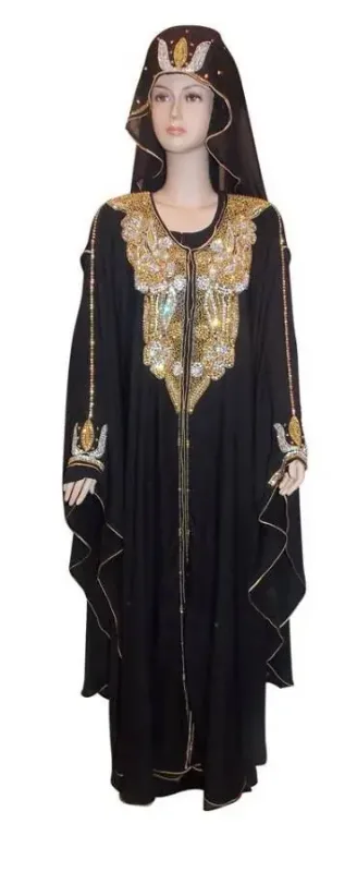 Picture of Radhe Designer Multicolor Georgette Kaftan Dress for Women - F7414