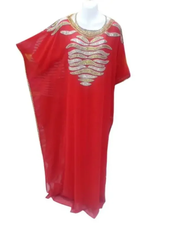 Picture of Radhe Designer Multicolor Georgette Kaftan Dress for Women - F7266