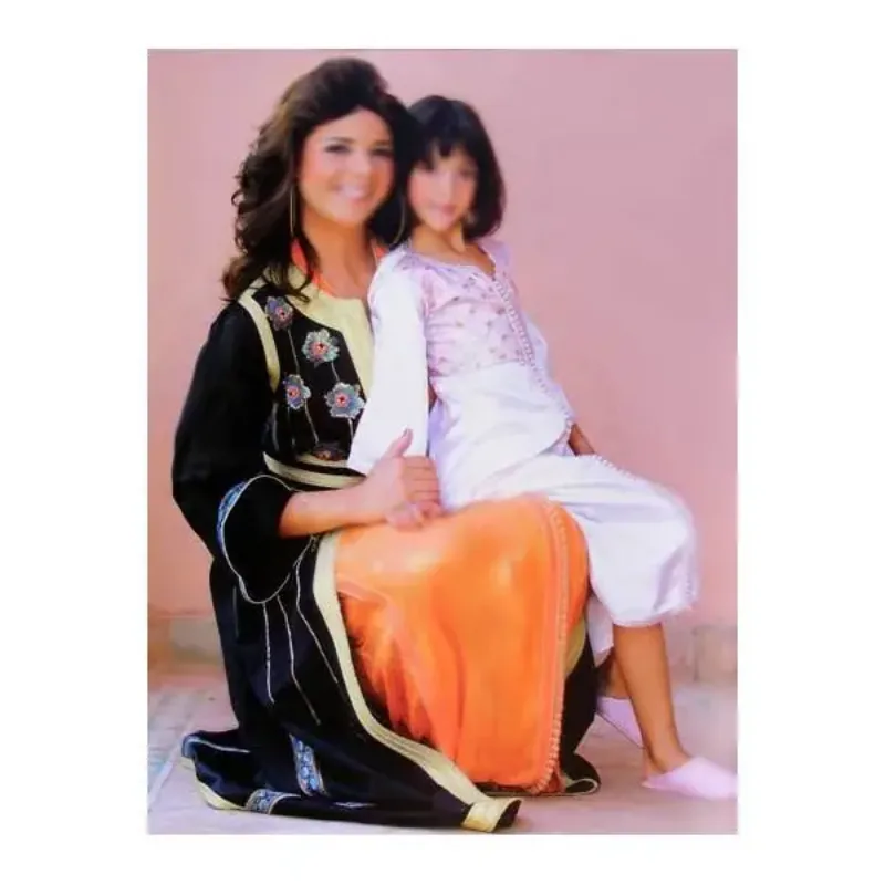 Picture of Radhe Designer Multicolor Georgette Kaftan Dress for Women - F7261