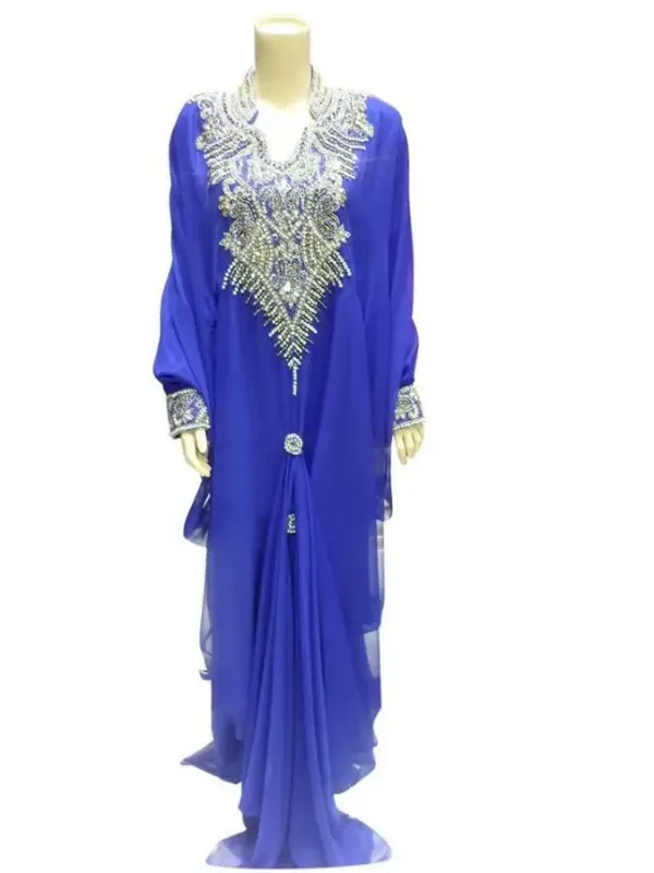 Picture of Radhe Designer Multicolor Georgette Kaftan Dress for Women - F7278