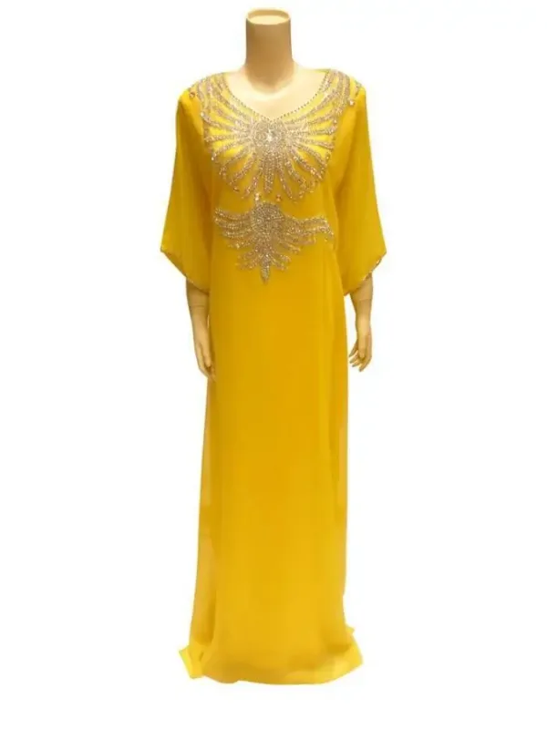 Picture of Radhe Designer Multicolor Georgette Kaftan Dress for Women - F7283