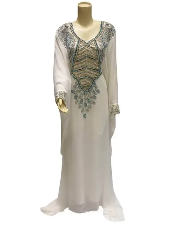 Picture of Radhe Designer Multicolor Georgette Kaftan Dress for Women - F7269