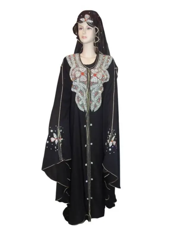 Picture of Radhe Designer Multicolor Georgette Kaftan Dress for Women - F7272