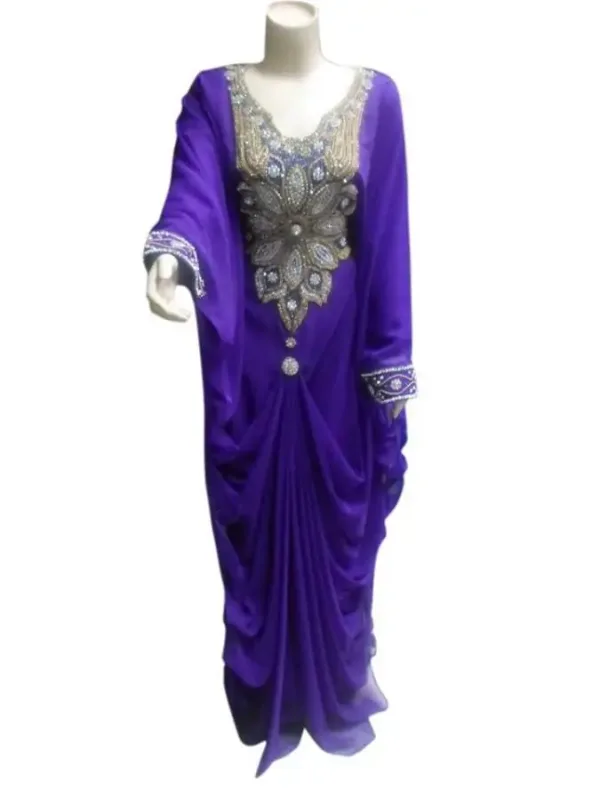 Picture of Radhe Designer Multicolor Georgette Kaftan Dress for Women - F7270