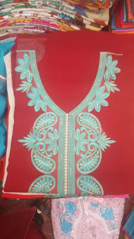 Picture of Radhe Designer Multicolor Georgette Kaftan Dress for Women - F7288