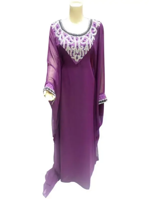 Picture of Radhe Designer Multicolor Georgette Kaftan Dress for Women - F7290