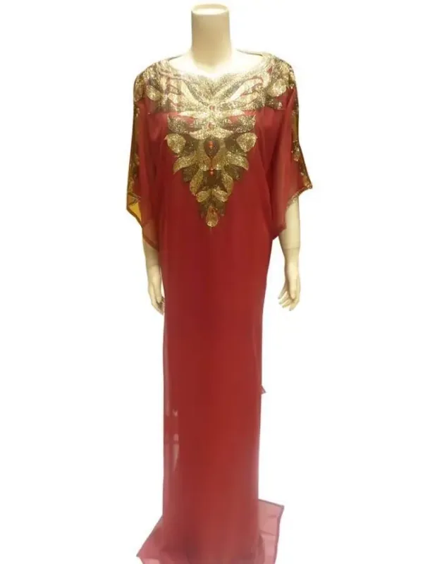 Picture of Radhe Designer Blue Georgette Kaftan Dress for Women - F7305