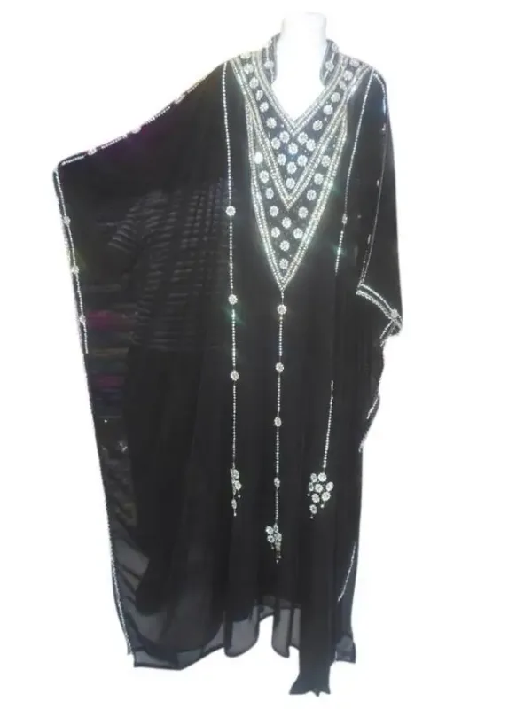 Picture of Radhe Designer Multicolor Georgette Kaftan Dress for Women - F7306