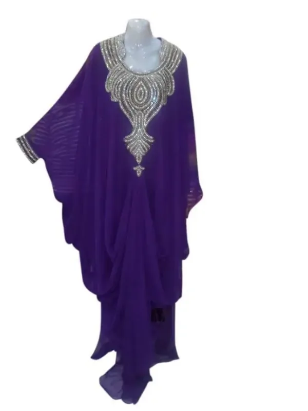 Picture of Radhe Designer Multicolor Georgette Kaftan Dress for Women - F7300