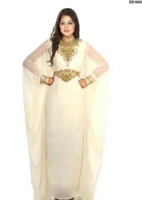 Picture of Radhe Designer Multicolor Georgette Kaftan Dress for Women - F7308