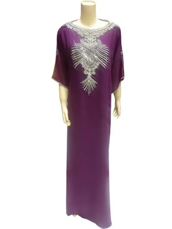 Picture of Radhe Designer Multicolor Georgette Kaftan Dress for Women - F7312