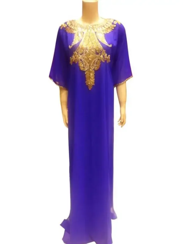 Picture of Radhe Designer Multicolor Georgette Kaftan Dress for Women - F7325