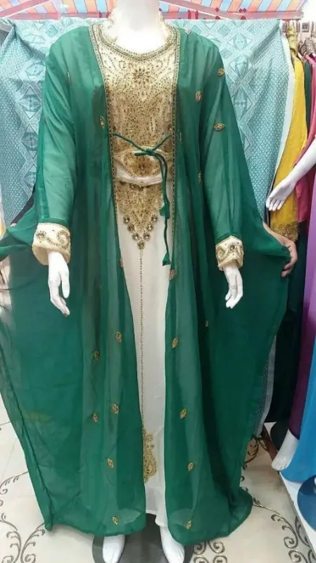 Picture of Radhe Designer Multicolor Georgette Kaftan Dress for Women - F7321