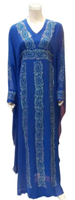 Picture of Radhe Designer Multicolor Georgette Kaftan Dress for Women - F7323