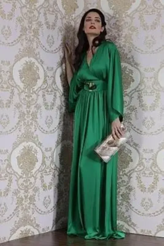 Picture of Radhe Designer Multicolor Georgette Kaftan Dress for Women - F7322