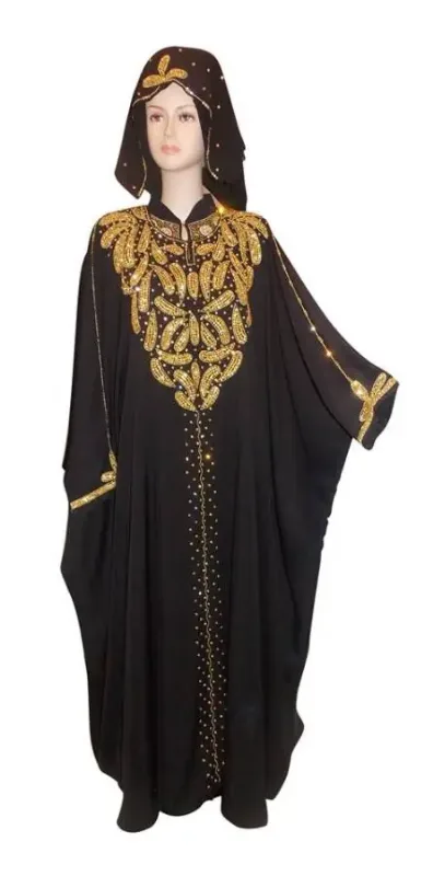 Picture of Radhe Designer Multicolor Georgette Kaftan Dress for Women - F7324